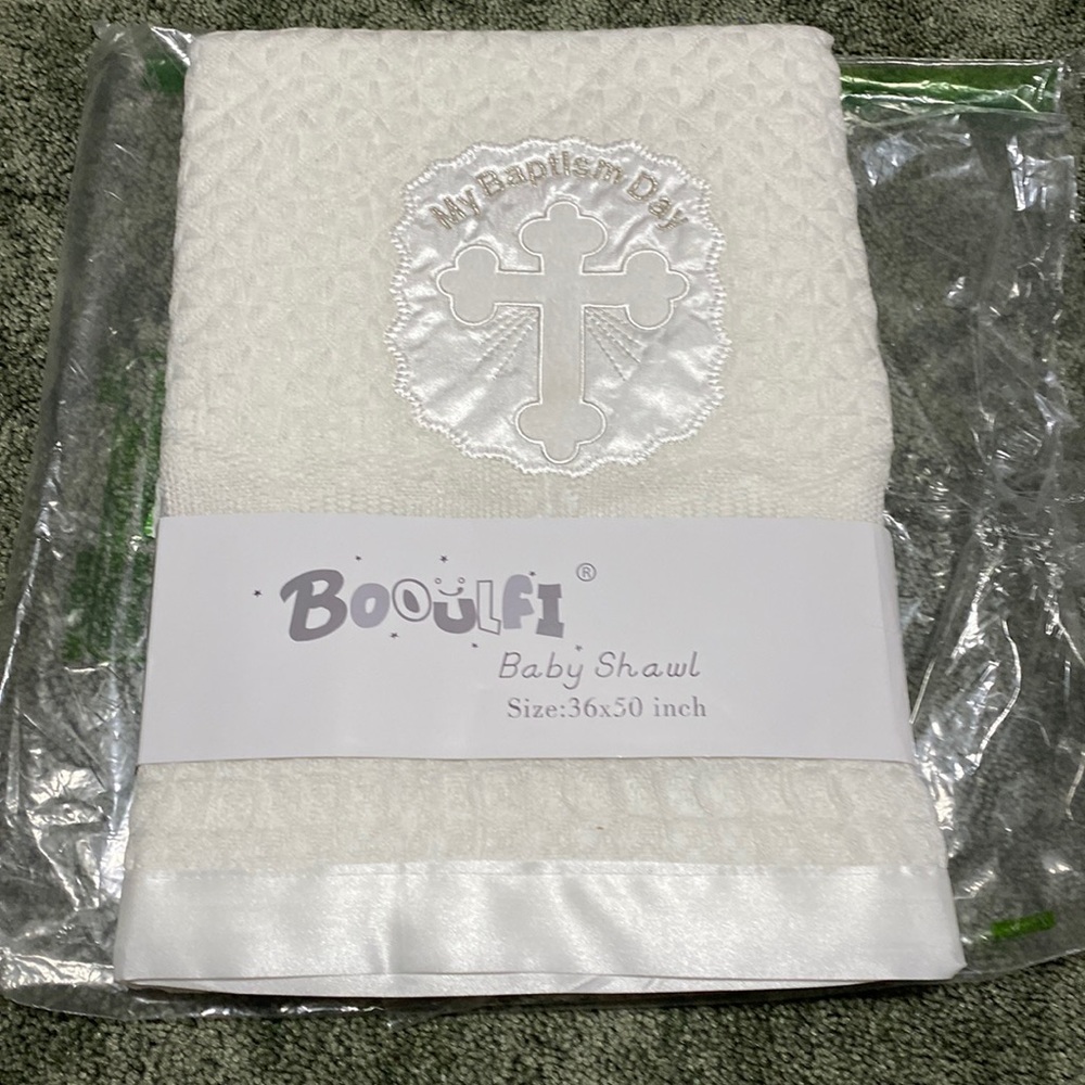 Shawl, baby baptism